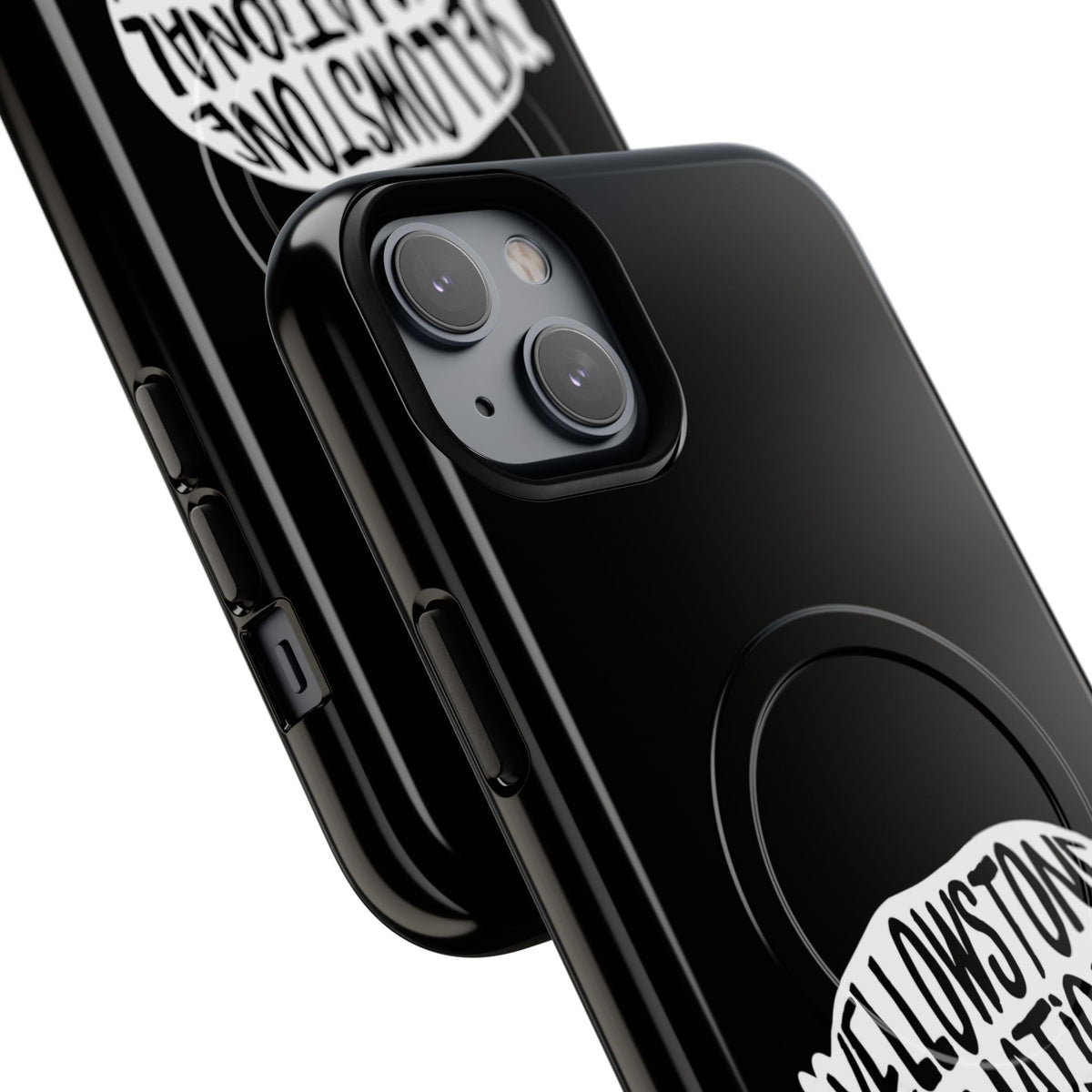 Yellowstone National Park iPhone Case with MagSafe - Grizzly Bear Design