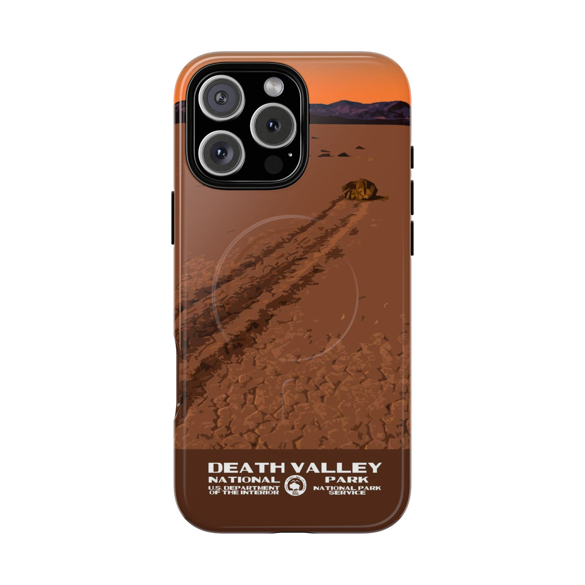 Death Valley National Park iPhone Case with MagSafe - Racetrack Playa