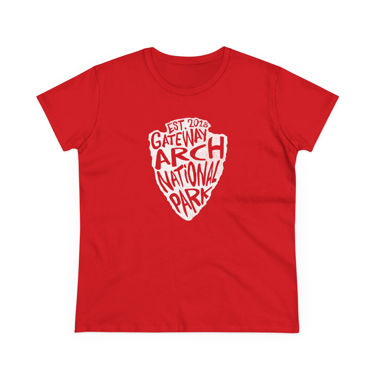 Gateway Arch National Park Women's T-Shirt - Arrowhead Design
