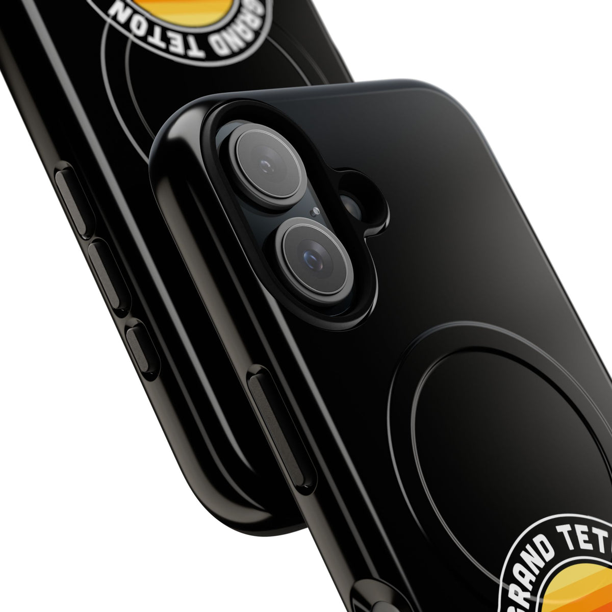 Grand Teton National Park iPhone Case with MagSafe - Round Emblem Design