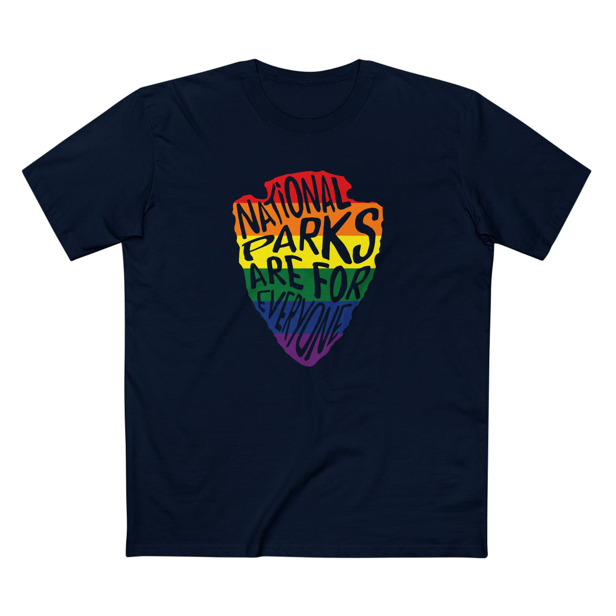 National Parks Are For Everyone T-Shirt in Navy