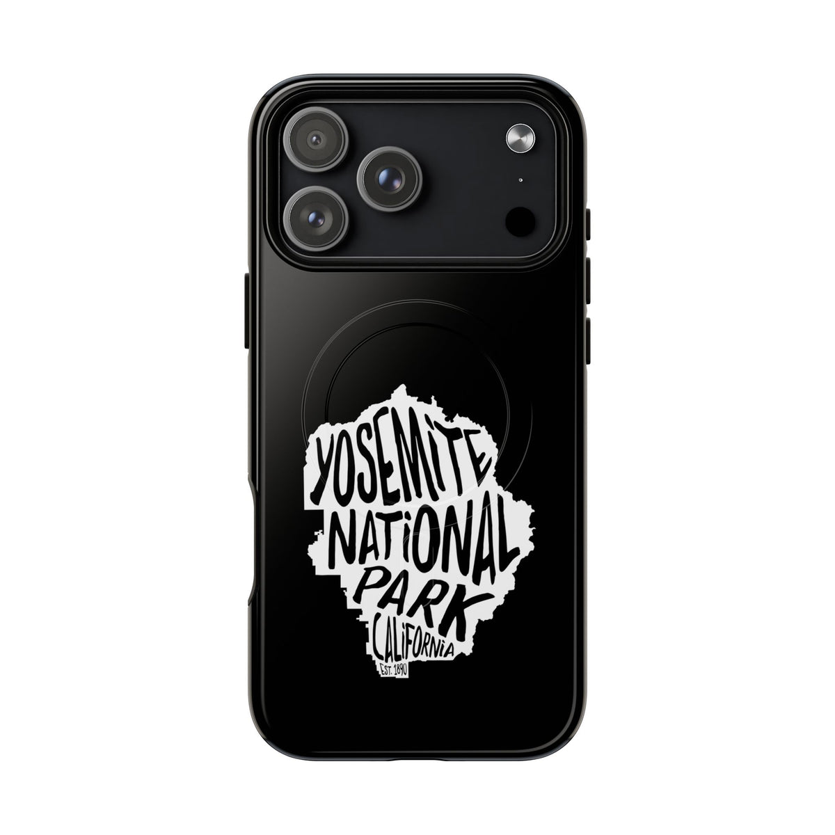 Yosemite National Park iPhone Case with MagSafe - Map Design