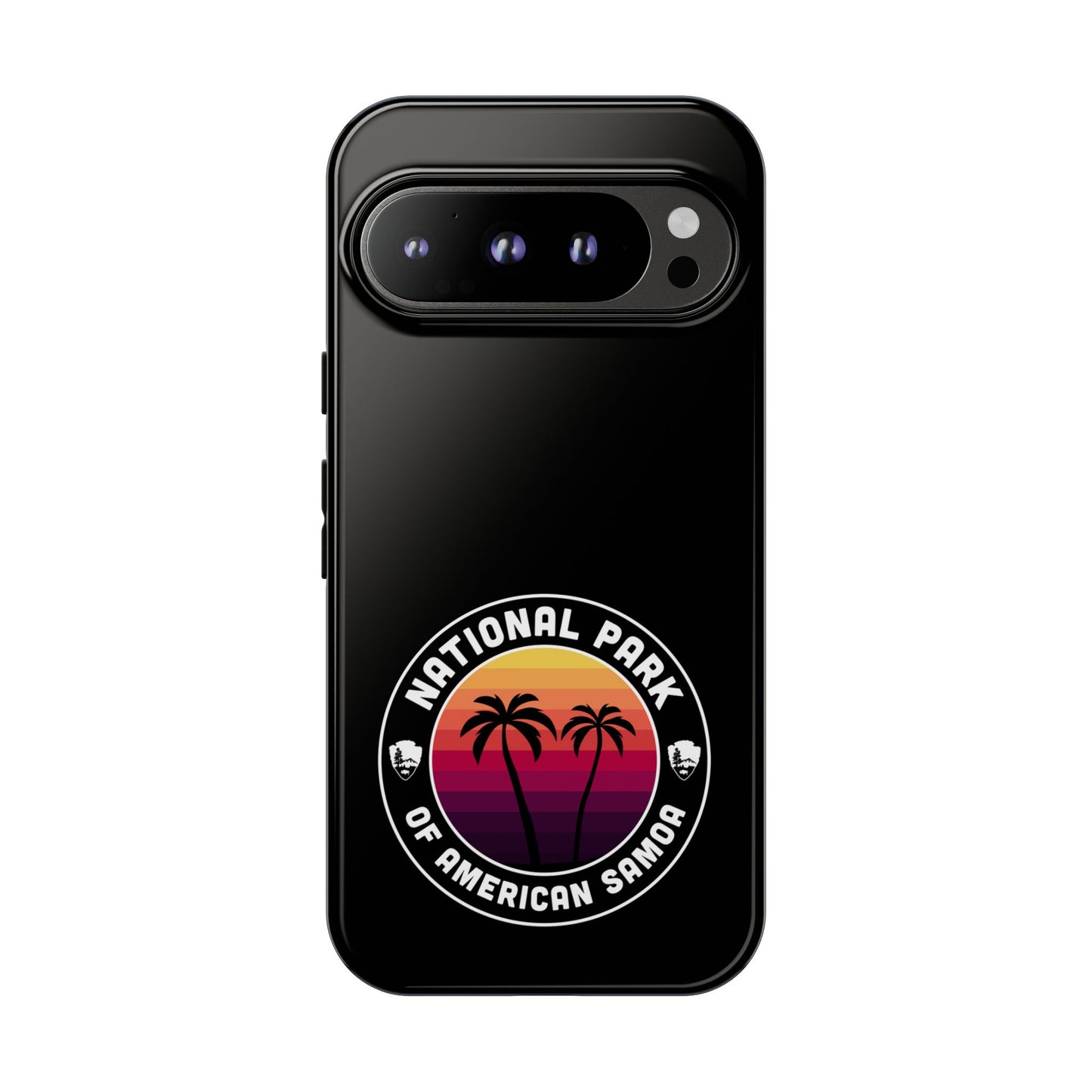 National Park of American Samoa Phone Case - Round Emblem Design