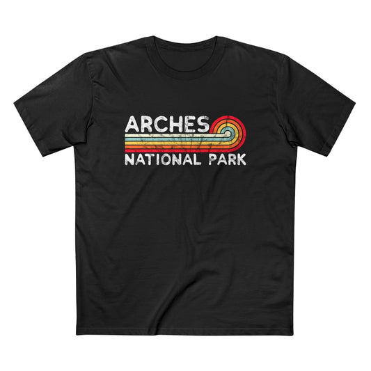 Arches National Park T-Shirt - Vintage Stretched Sunrise