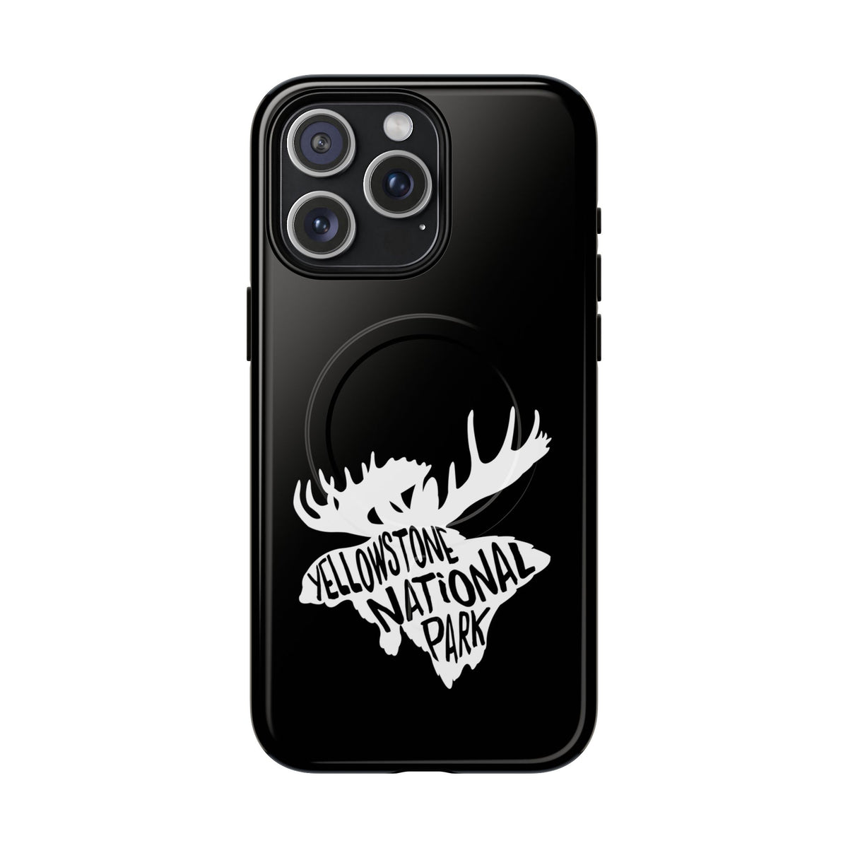 Yellowstone National Park iPhone Case with MagSafe - Moose Design