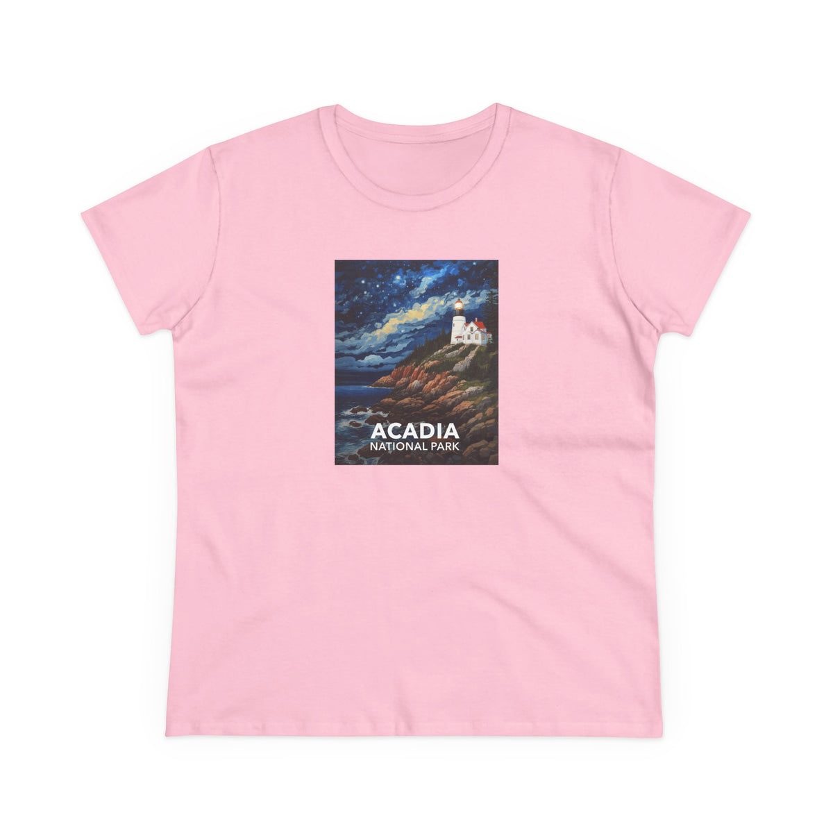 Acadia National Park Women's T-Shirt - Starry Night