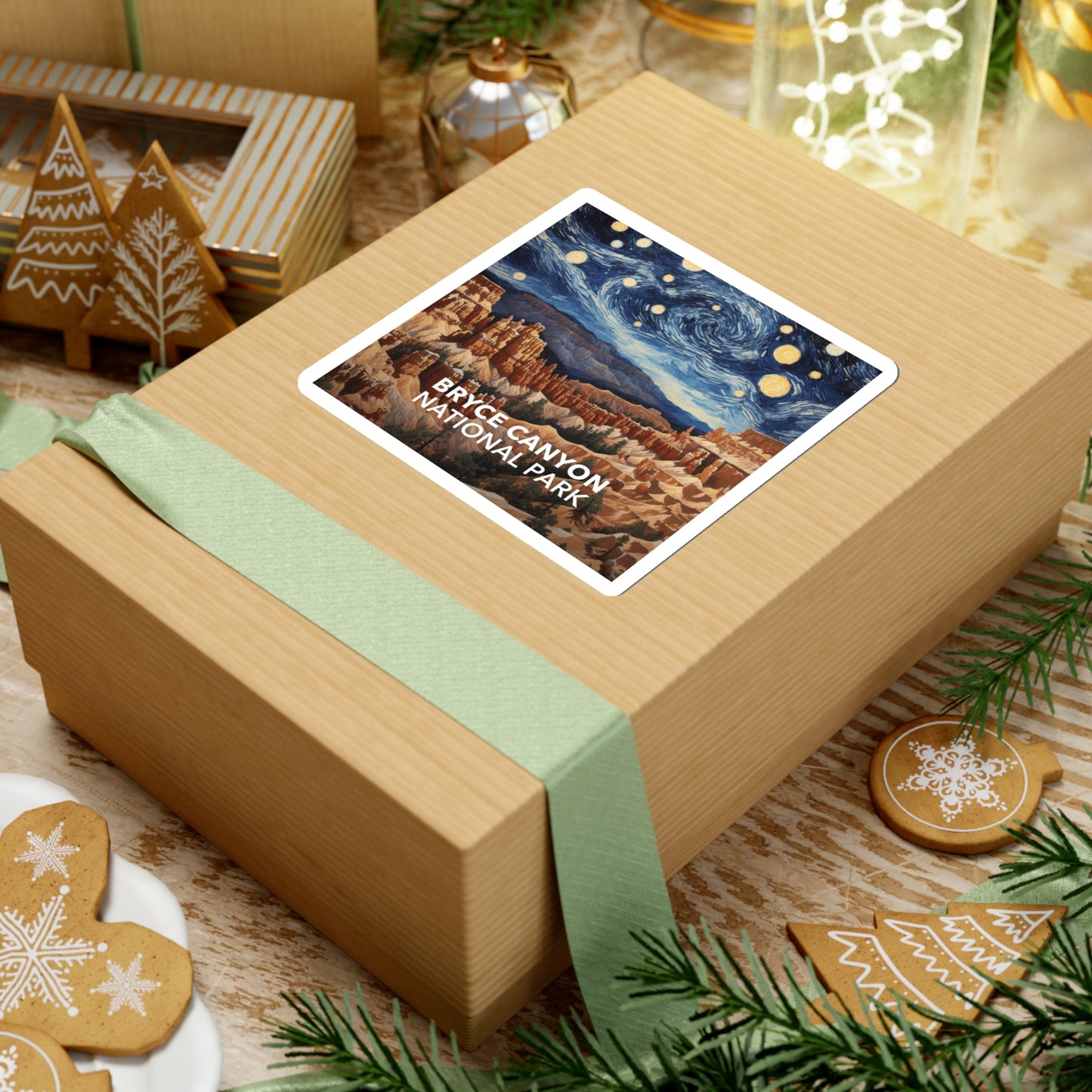 Bryce Canyon National Park Sticker - The Starry Night