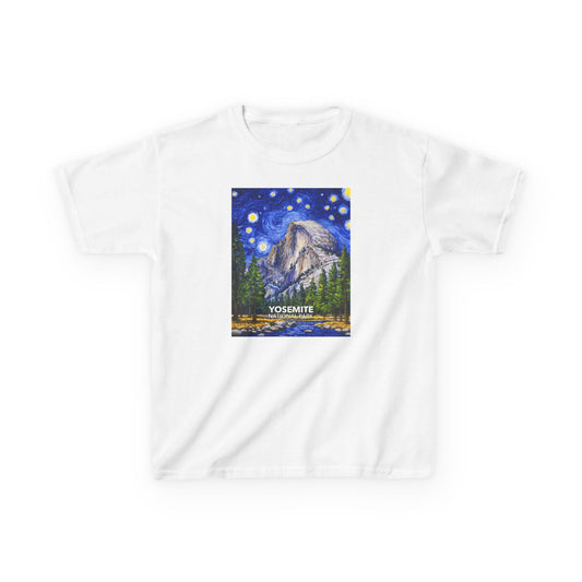 Yosemite National Park Child T-Shirt - The Starry Night
