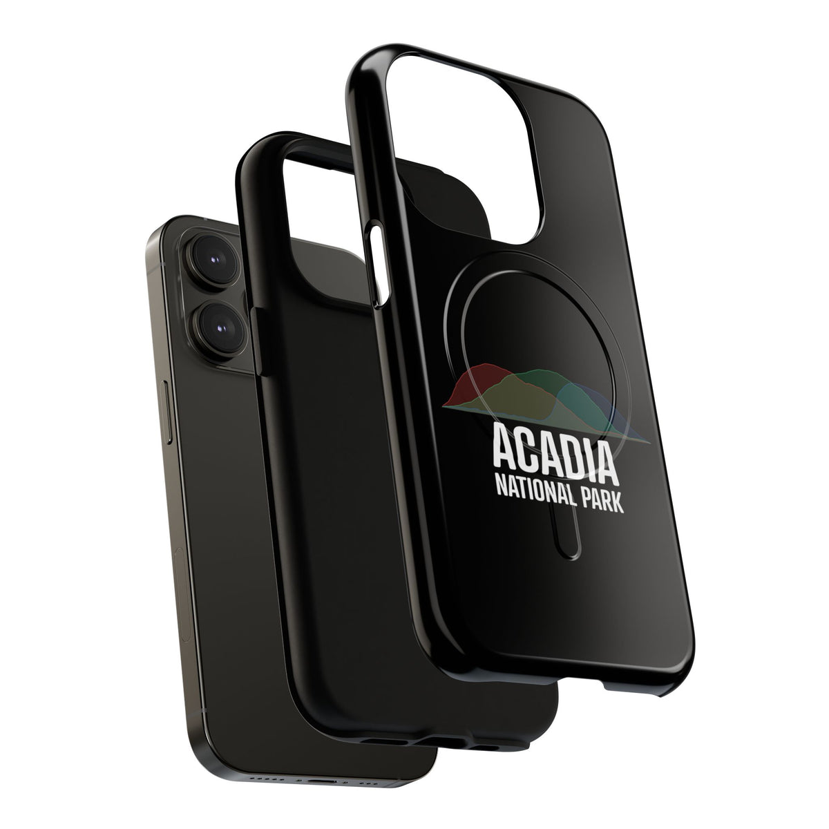 Acadia National Park iPhone Case with MagSafe - Histogram Design