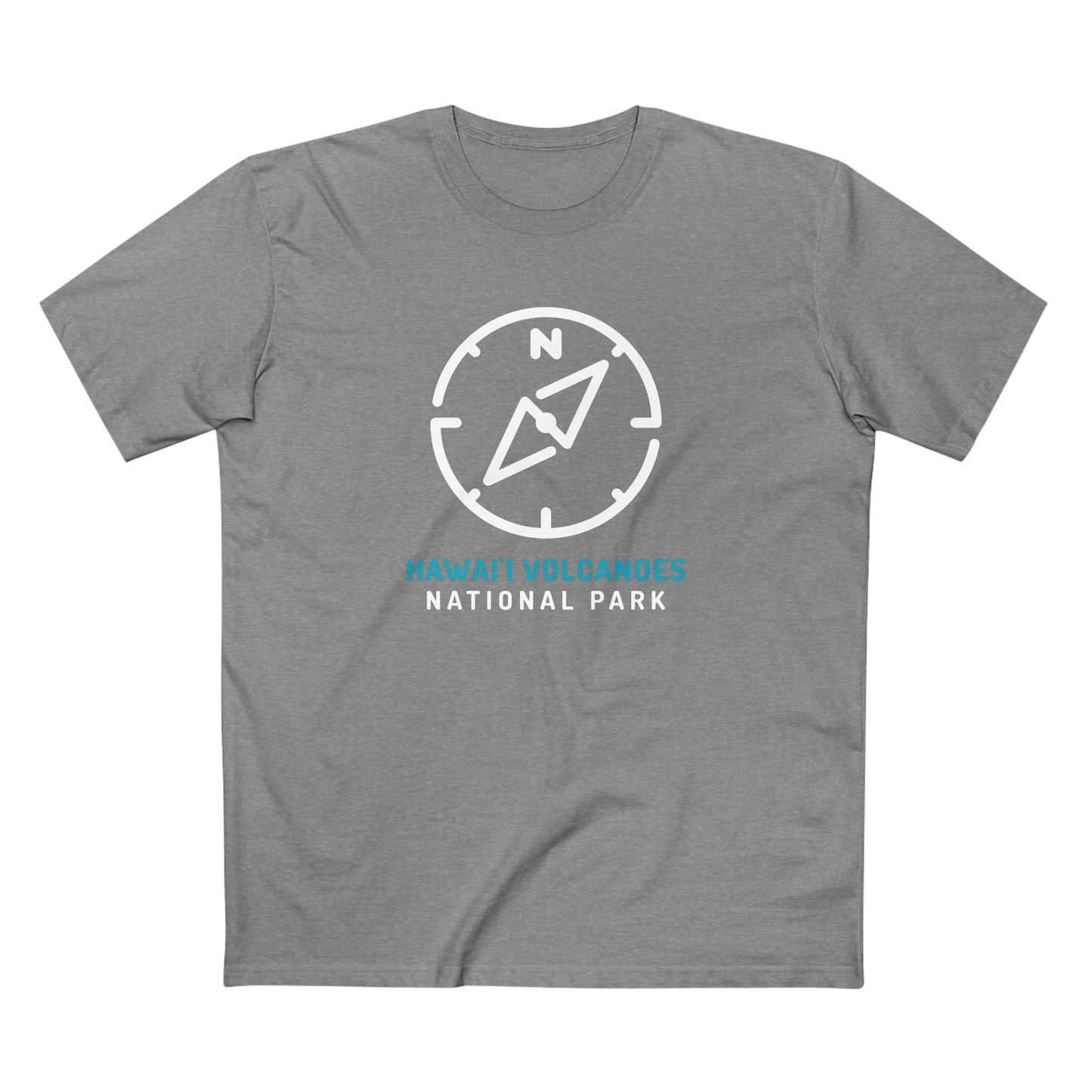 Hawaii Volcanoes National Park T-Shirt Compass Design