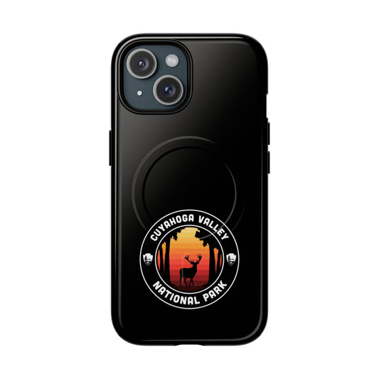Cuyahoga Valley National Park iPhone Case with MagSafe - Round Emblem Design