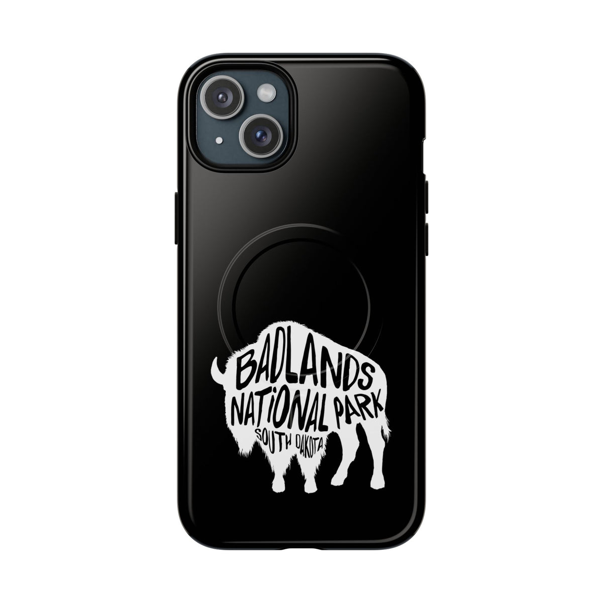 Badlands National Park iPhone Case with MagSafe - Bison Design