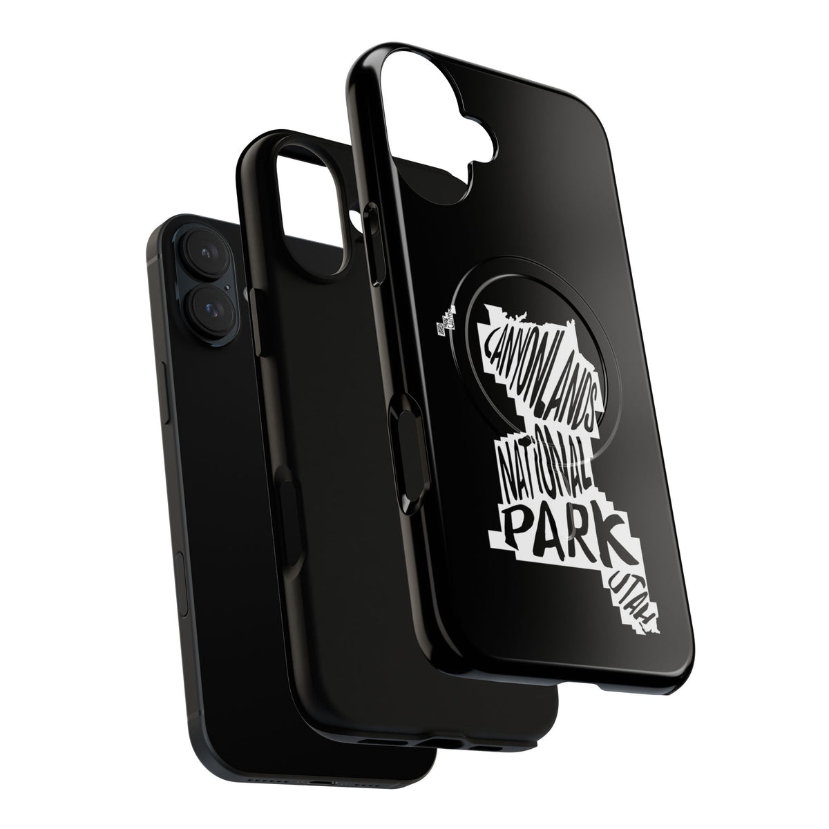 Canyonlands National Park iPhone Case with MagSafe - Map Design