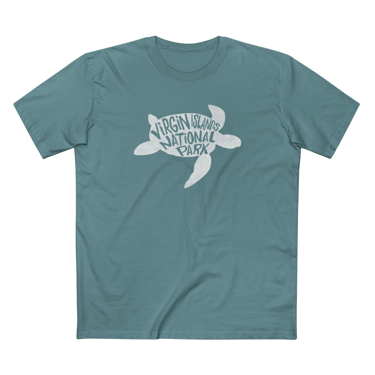 Virgin Islands National Park T-Shirt - Turtle in Slate Blue