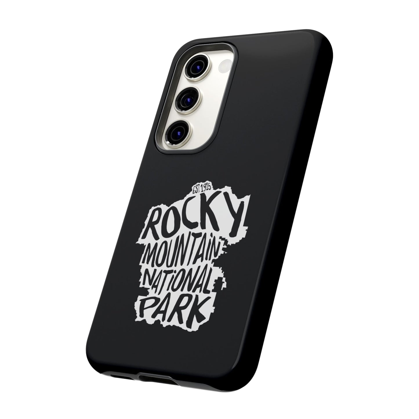 Rocky Mountain National Park Phone Case - Map Design