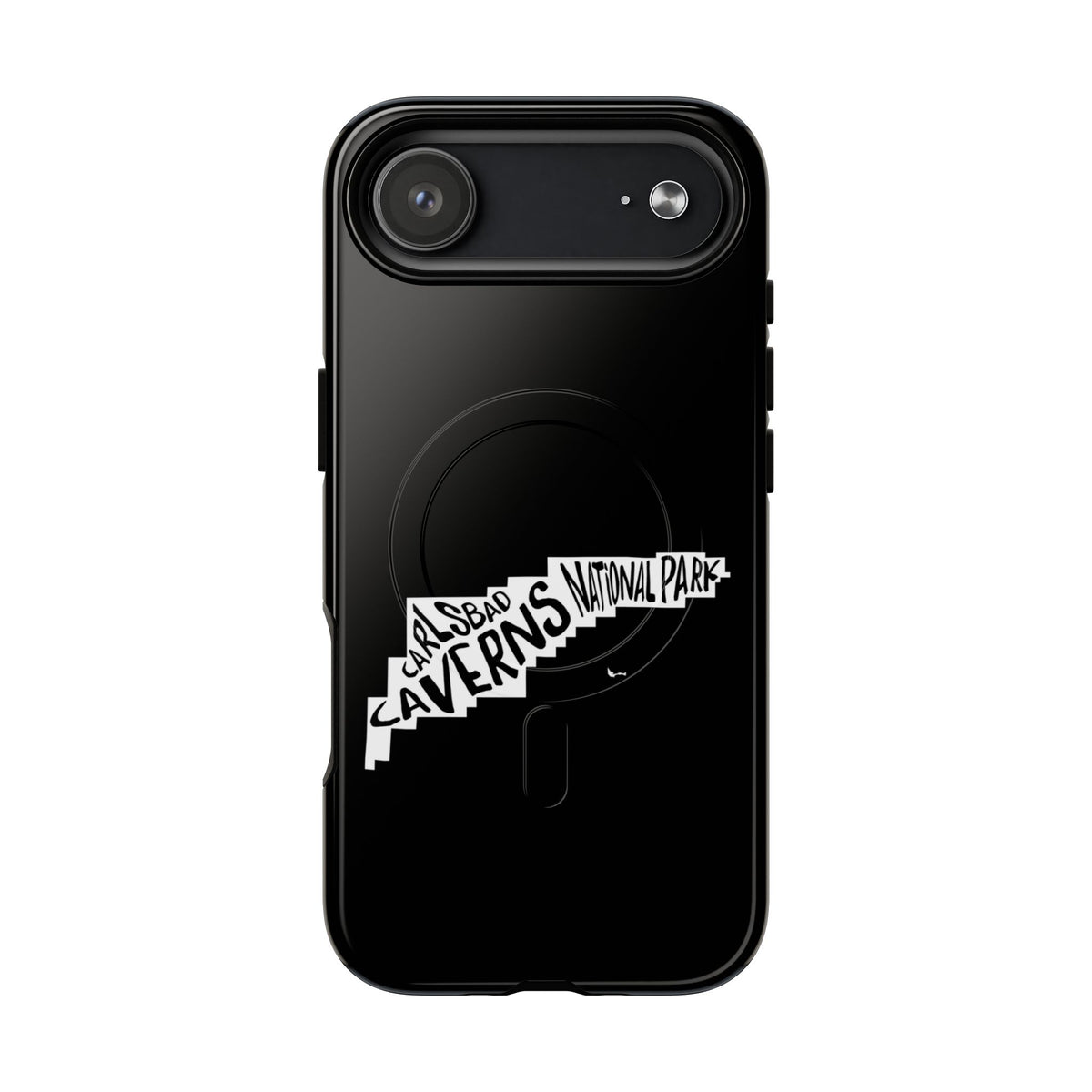 Carlsbad Caverns National Park iPhone Case with MagSafe - Map Design