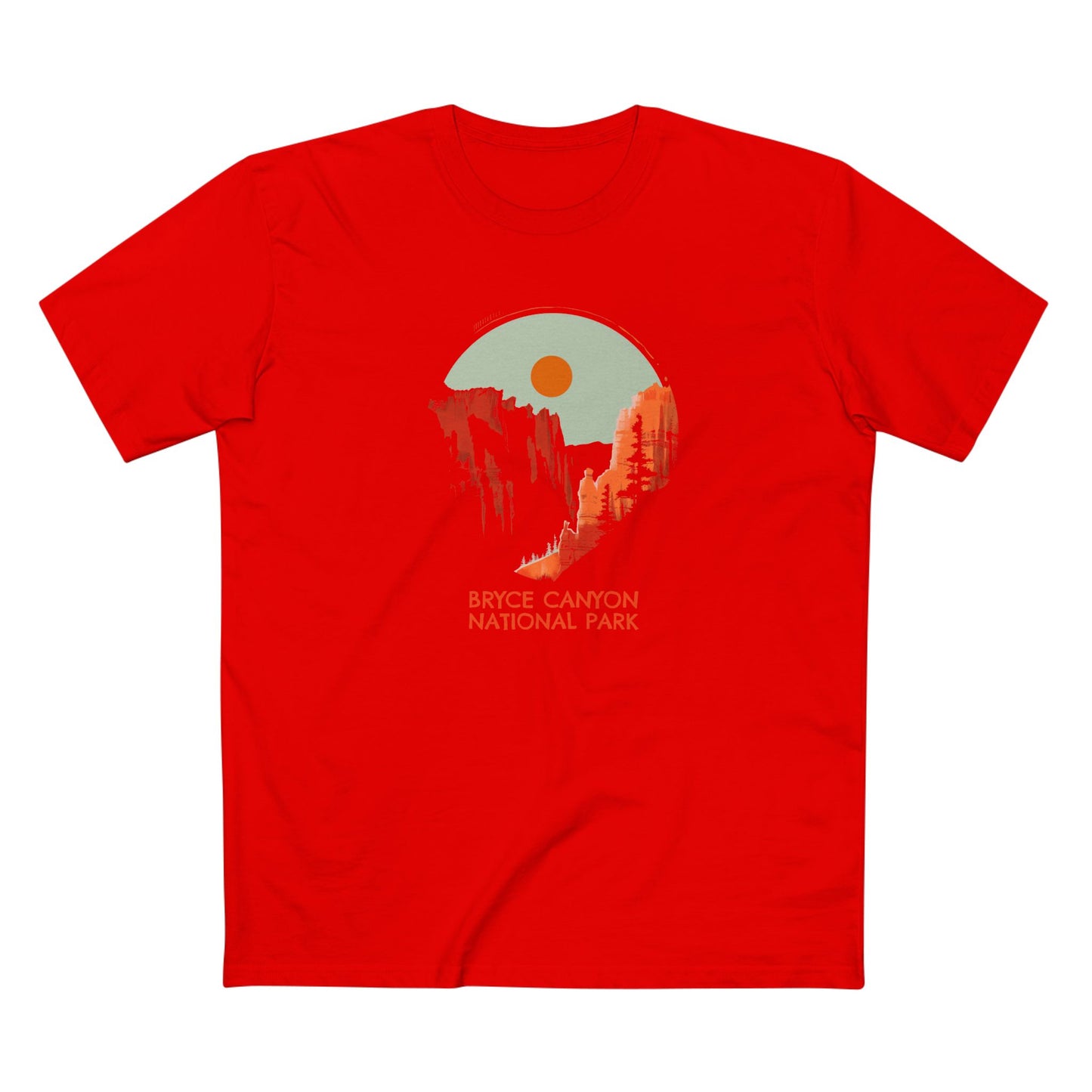 Bryce Canyon National Park T-Shirt - Sunset Hoodoos in Red