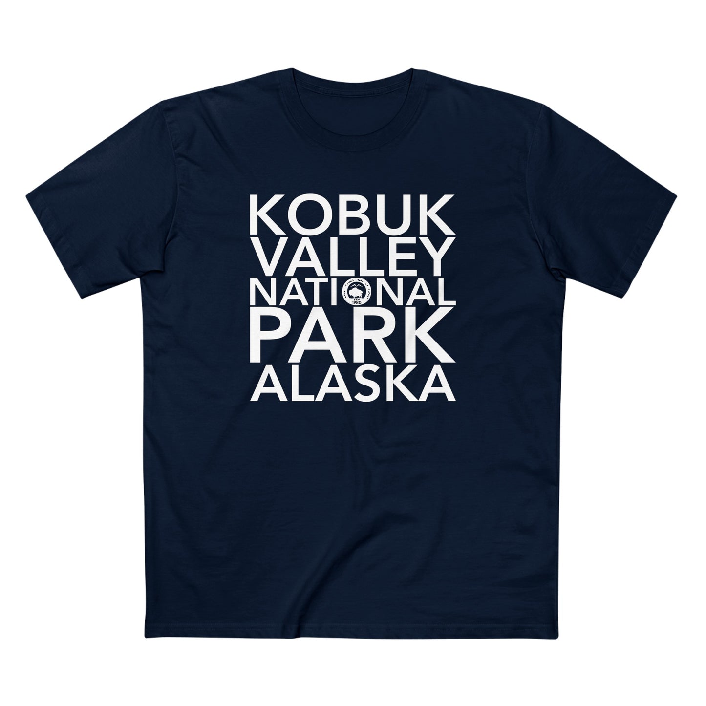 Kobuk Valley National Park T-Shirt Block Text