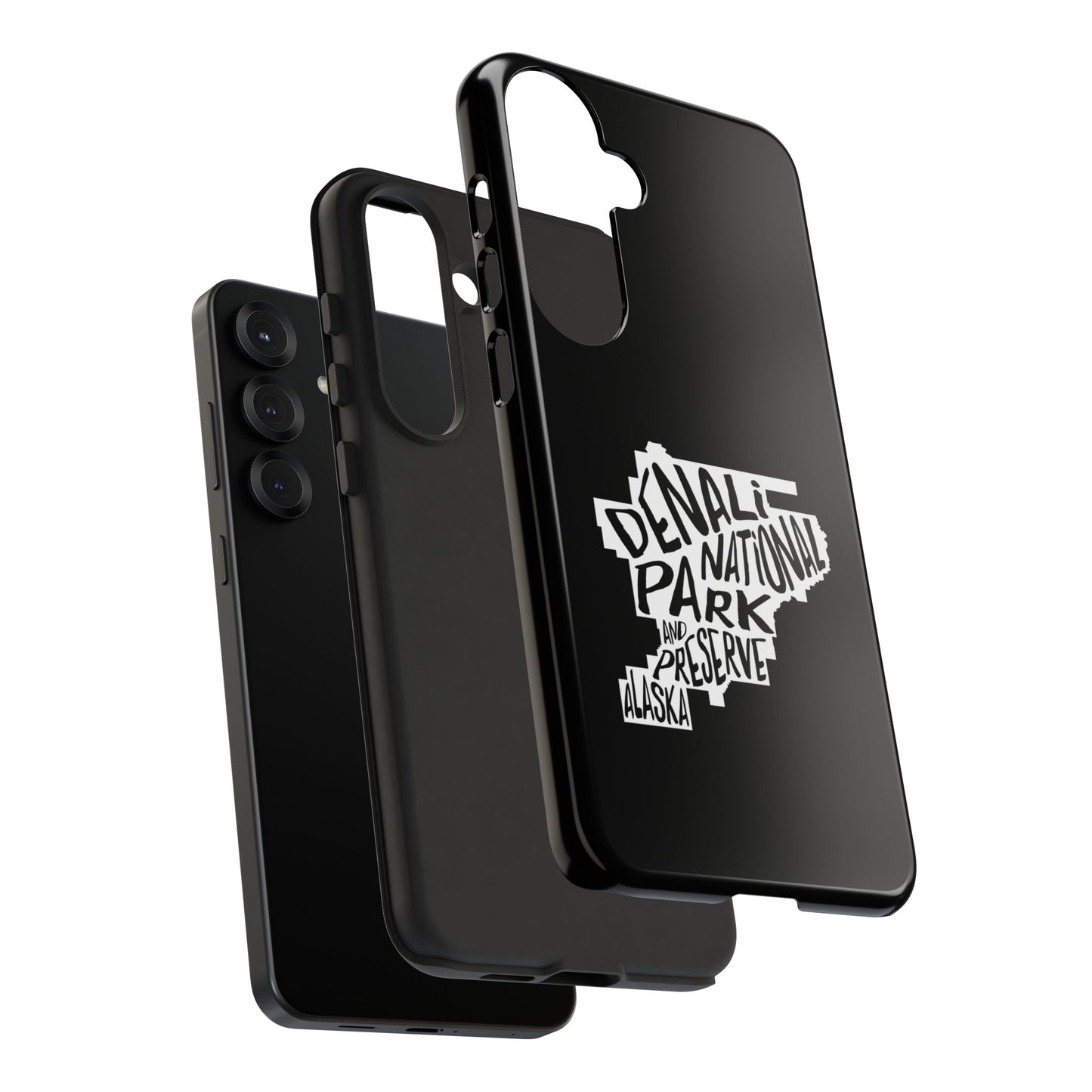 Denali National Park Phone Case - Map Design