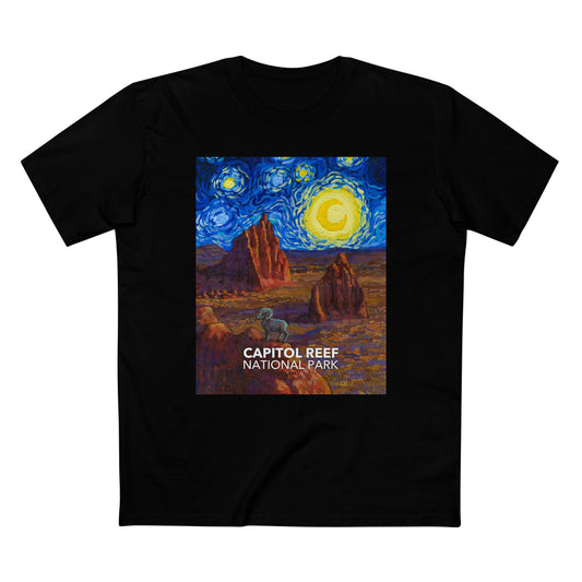 Capitol Reef National Park T-Shirt - The Starry Night