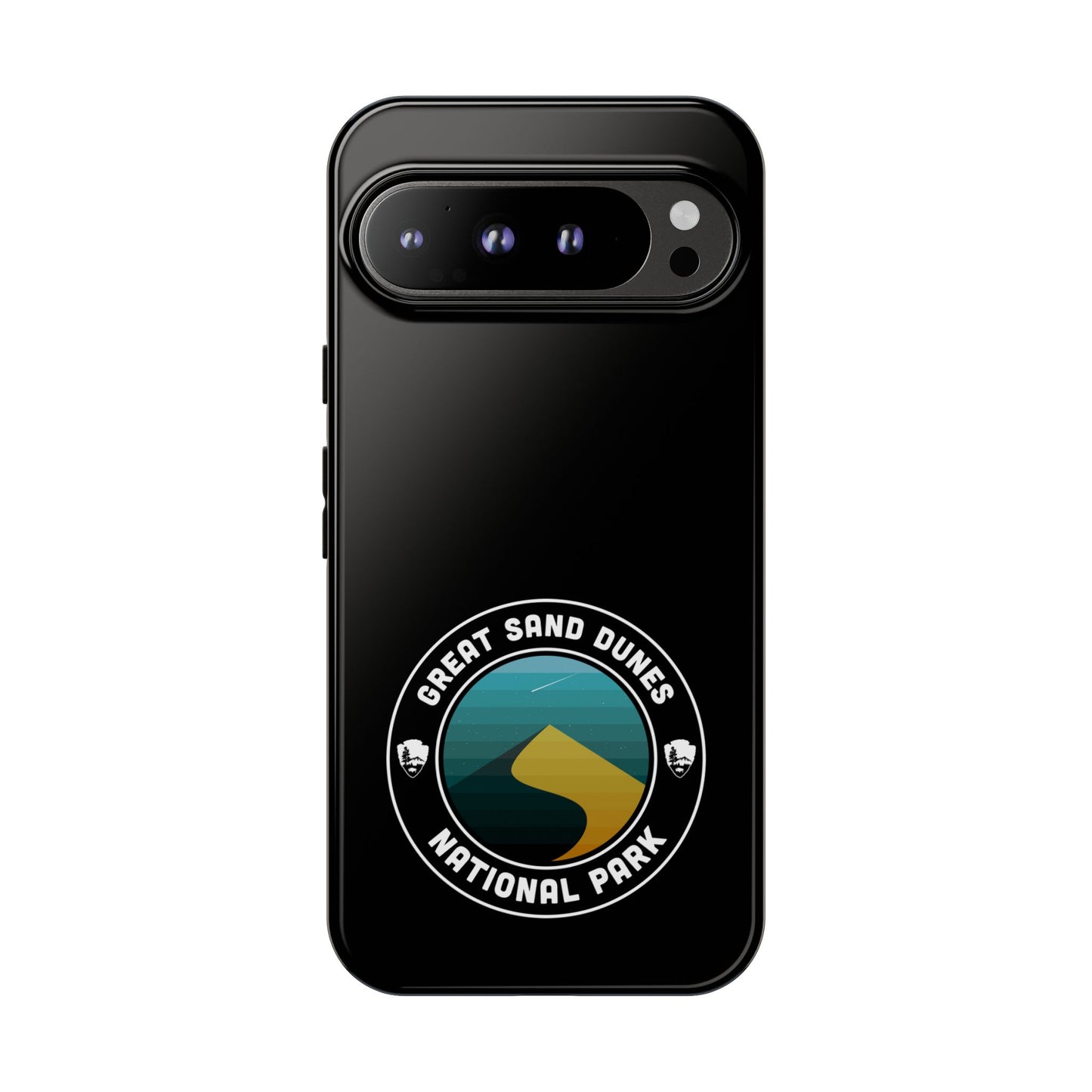 Great Sand Dunes National Park Phone Case - Round Emblem Design