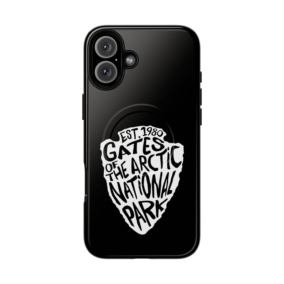 Gates of the Arctic National Park iPhone Case with MagSafe - Arrowhead Design
