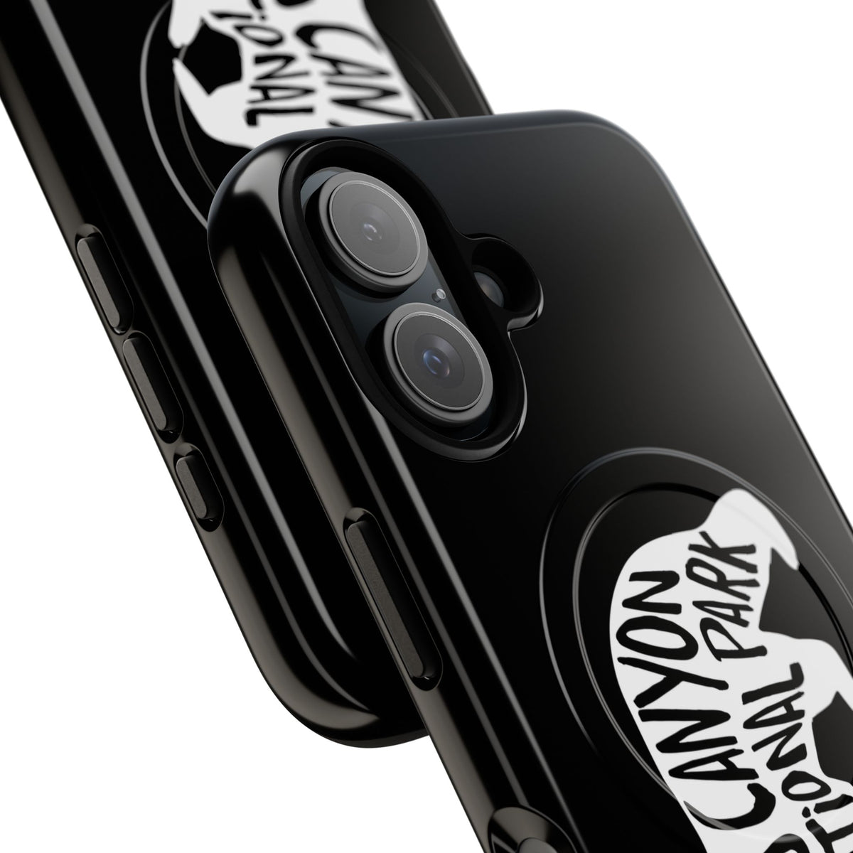 Kings Canyon National Park iPhone Case with MagSafe - Black Bear Design