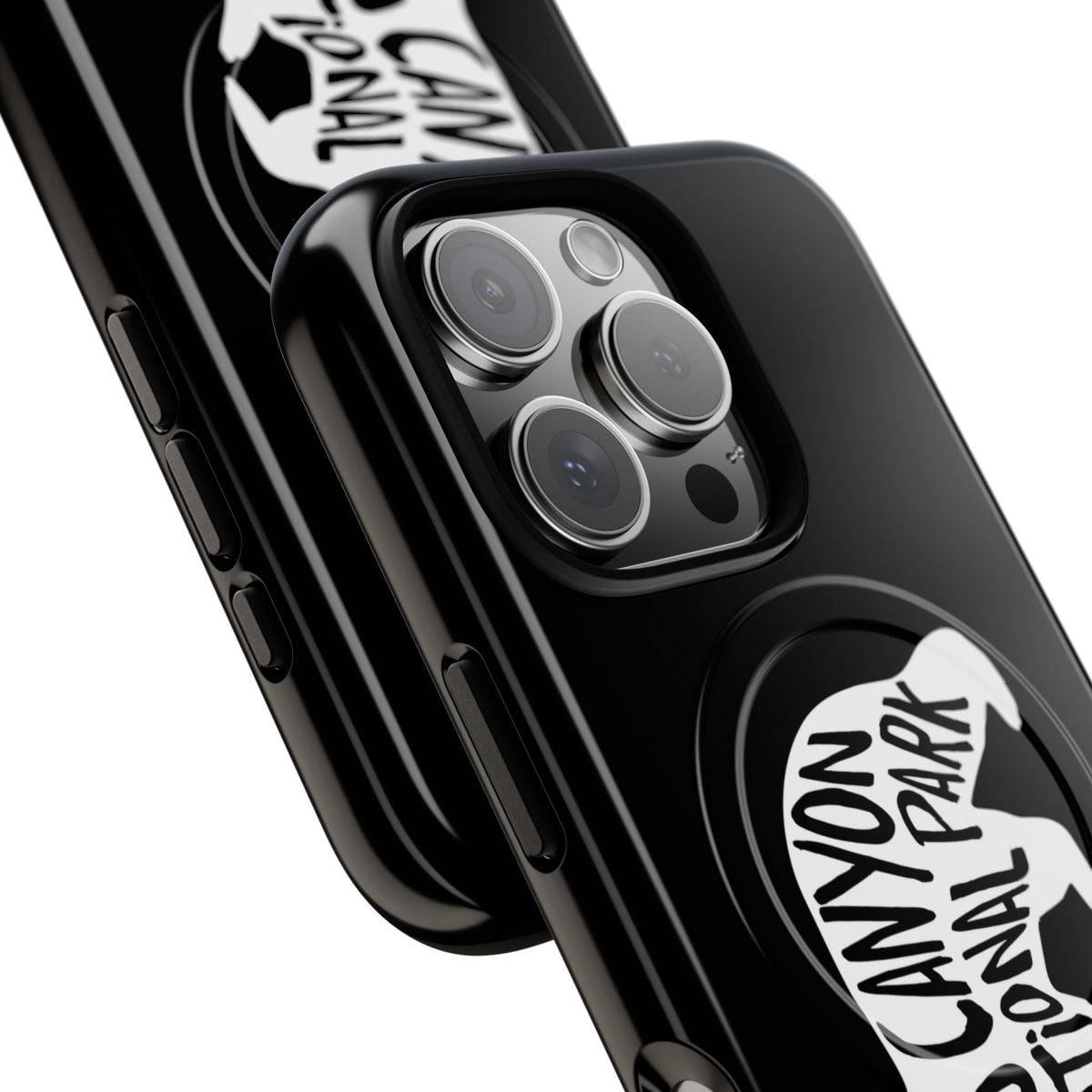 Kings Canyon National Park iPhone Case with MagSafe - Black Bear Design