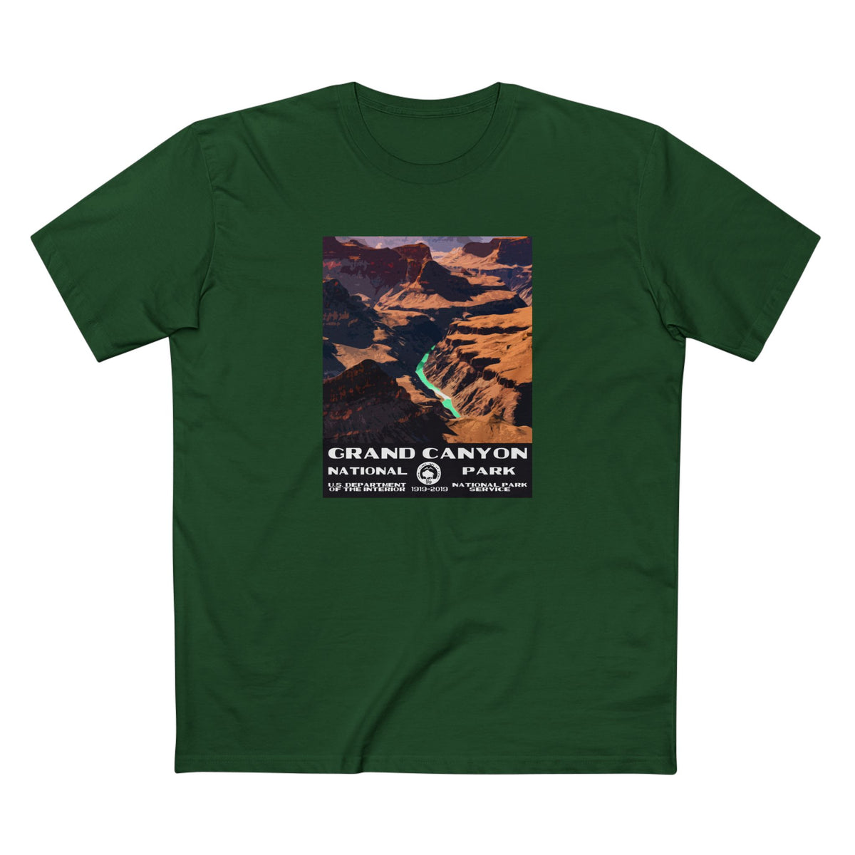Grand Canyon National Park T-Shirt in Forest Green