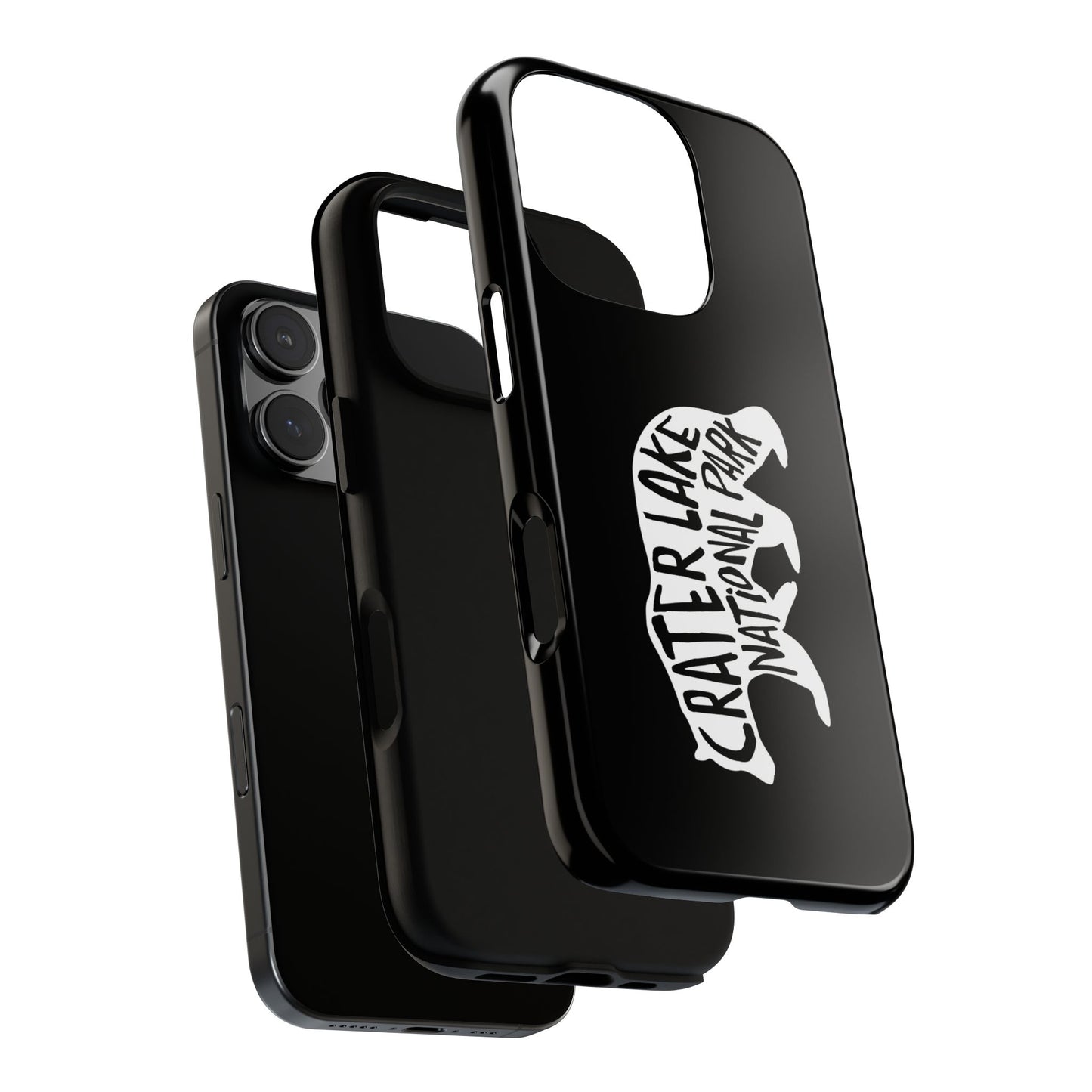 Crater Lake National Park Phone Case - Black Bear Design