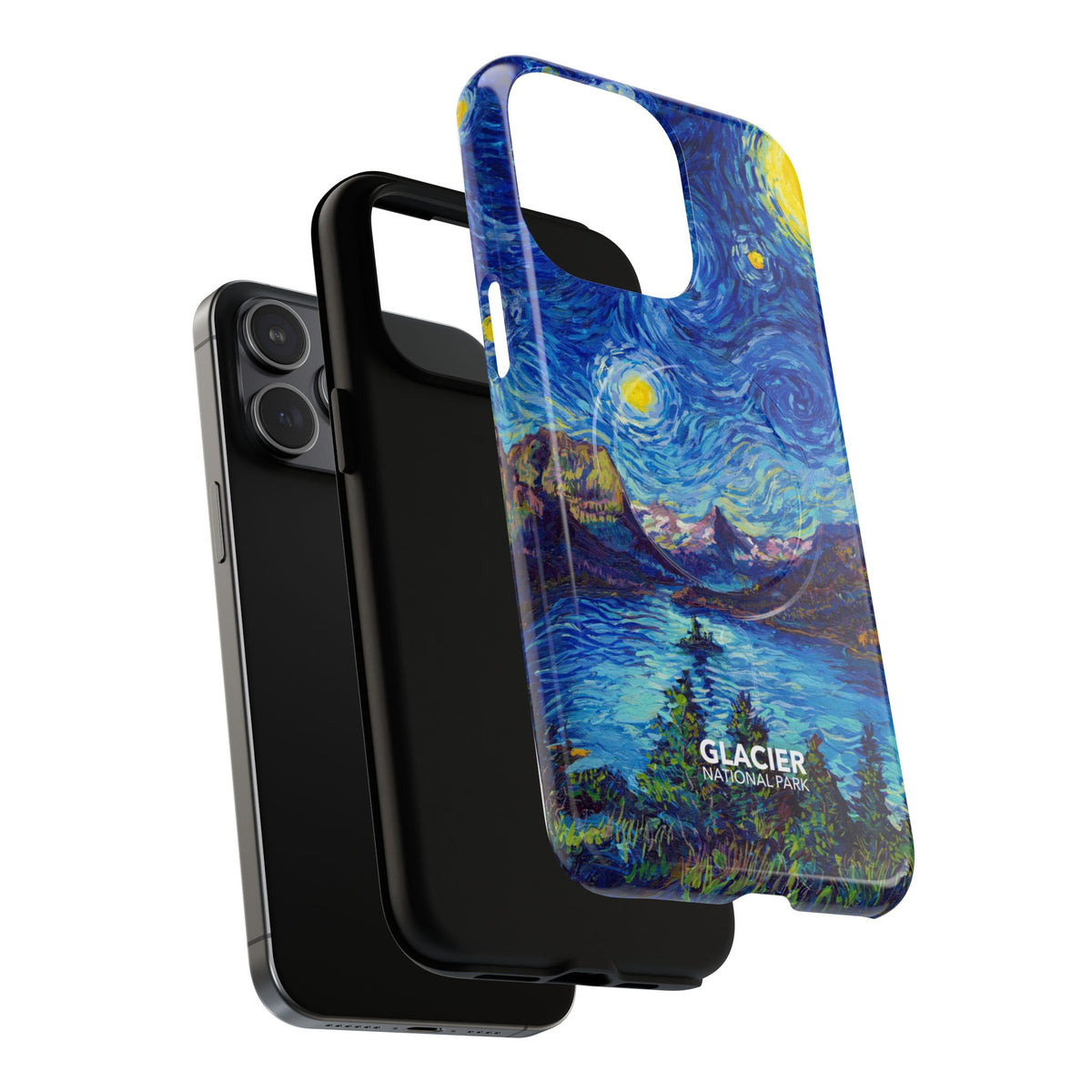 Glacier National Park iPhone Case with MagSafe - Starry Night