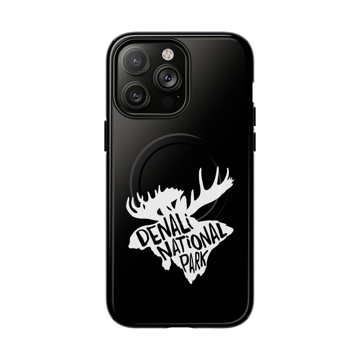 Denali National Park iPhone Case with MagSafe - Moose Design