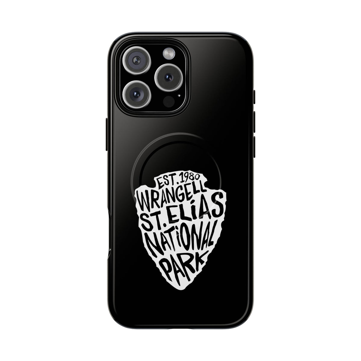 Wrangell St Elias National Park iPhone Case with MagSafe - Arrowhead Design