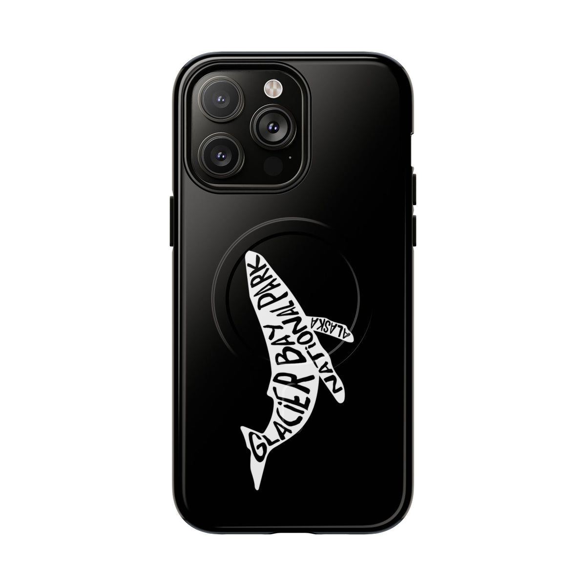 Glacier Bay National Park iPhone Case with MagSafe - Humpback Whale Design
