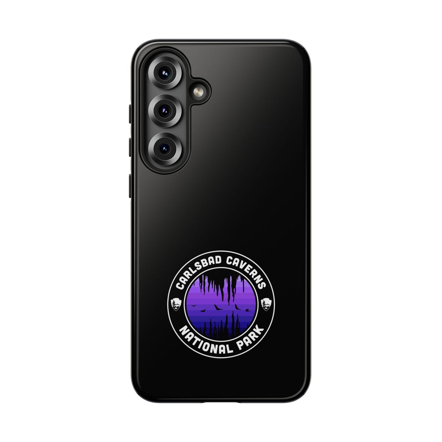 Carlsbad Caverns National Park Phone Case - Round Emblem Design