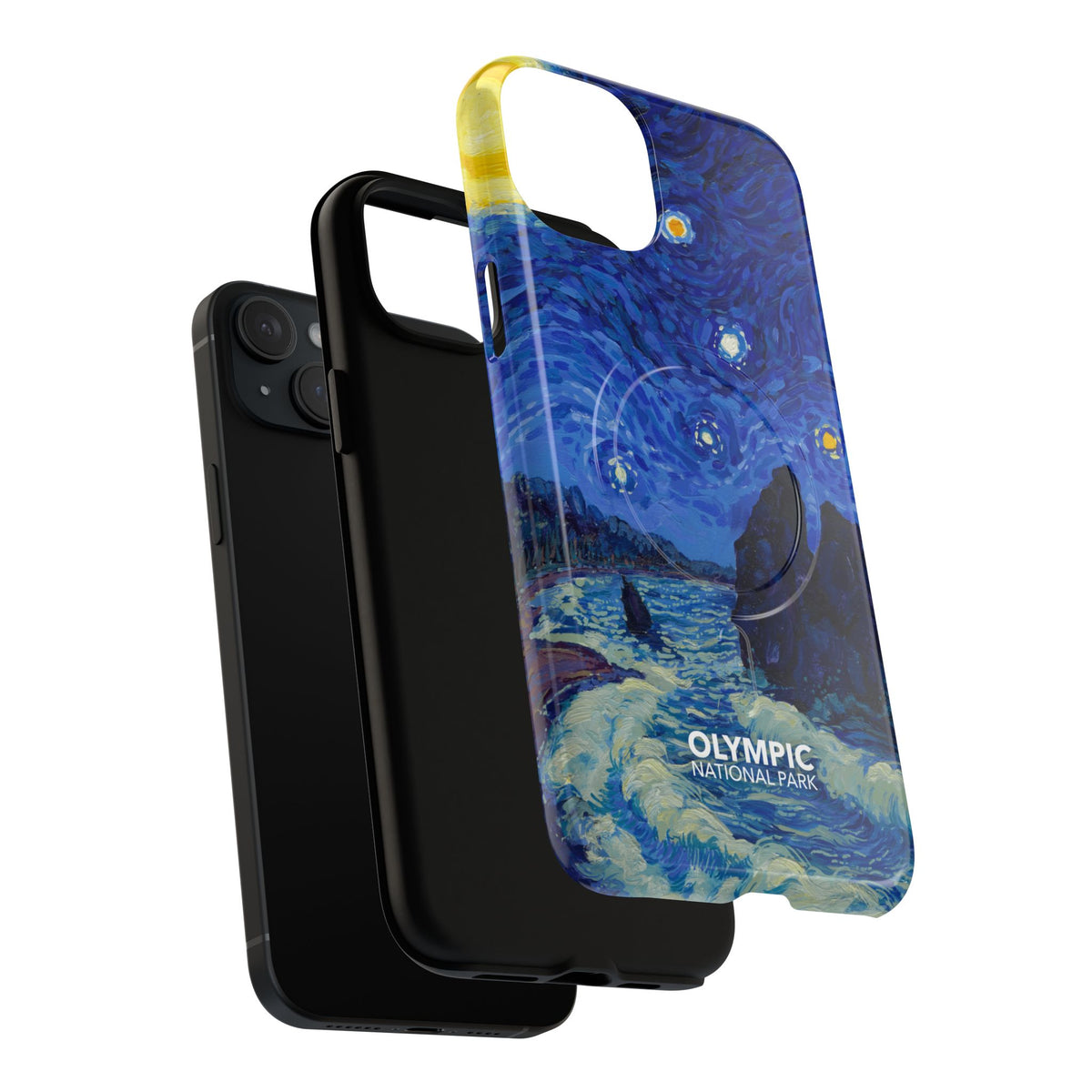 Olympic National Park iPhone Case with MagSafe - Starry Night