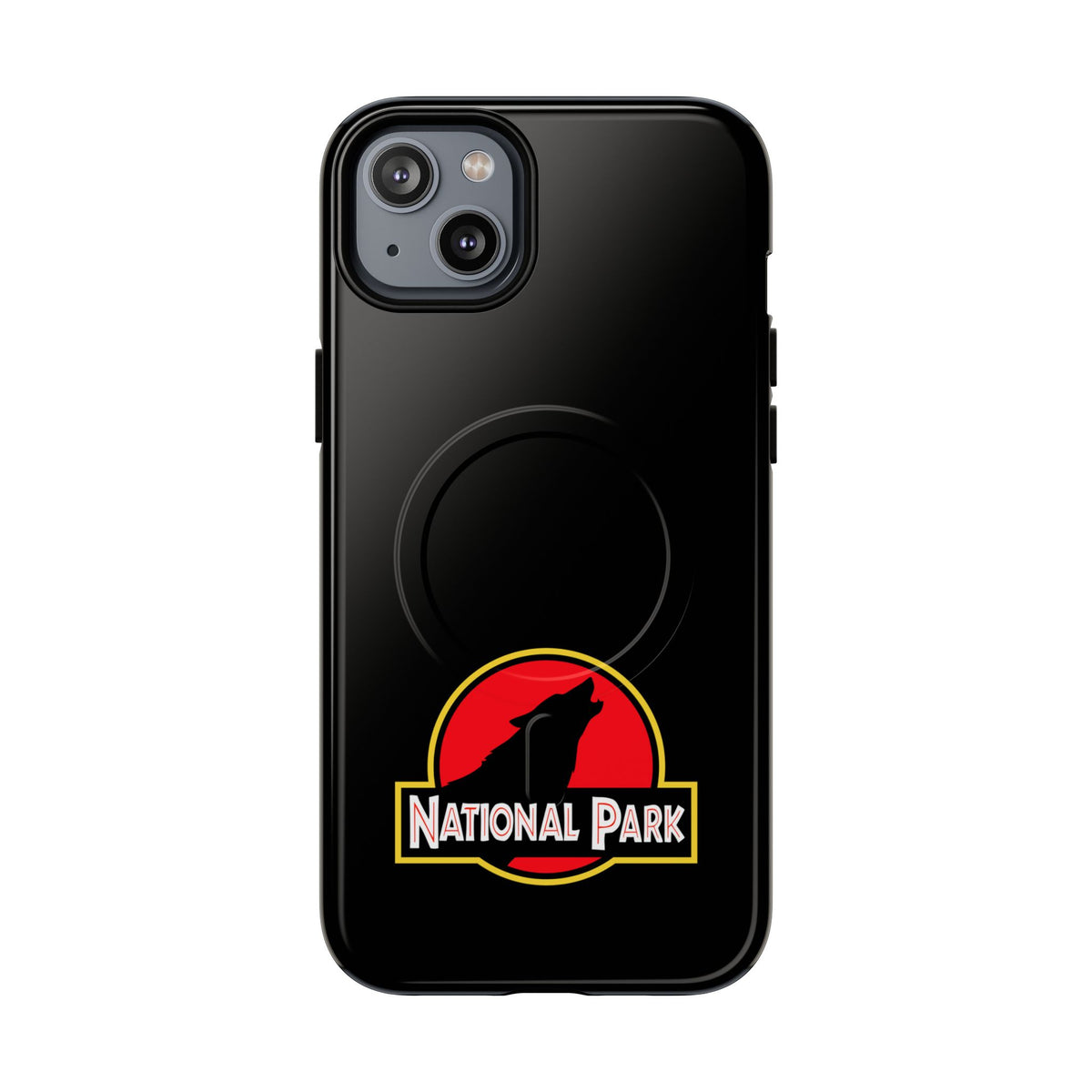 Wolf National Park iPhone Case with MagSafe - Parody Logo