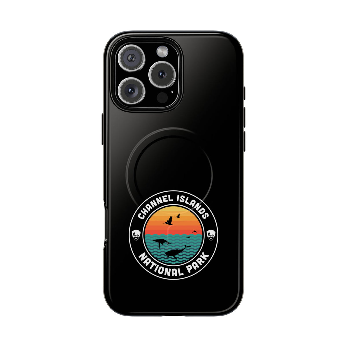 Channel Islands National Park iPhone Case with MagSafe - Round Emblem Design