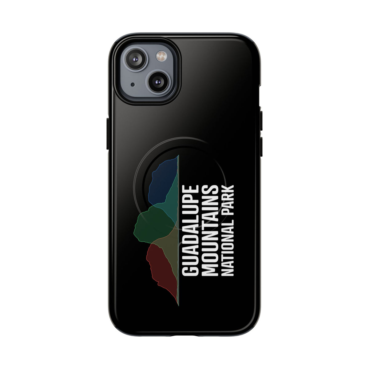 Guadalupe Mountains National Park iPhone Case with MagSafe - Histogram Design