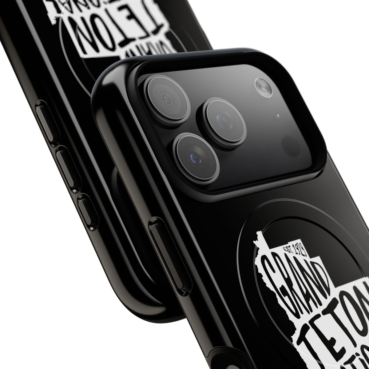 Grand Teton National Park iPhone Case with MagSafe - Map Design