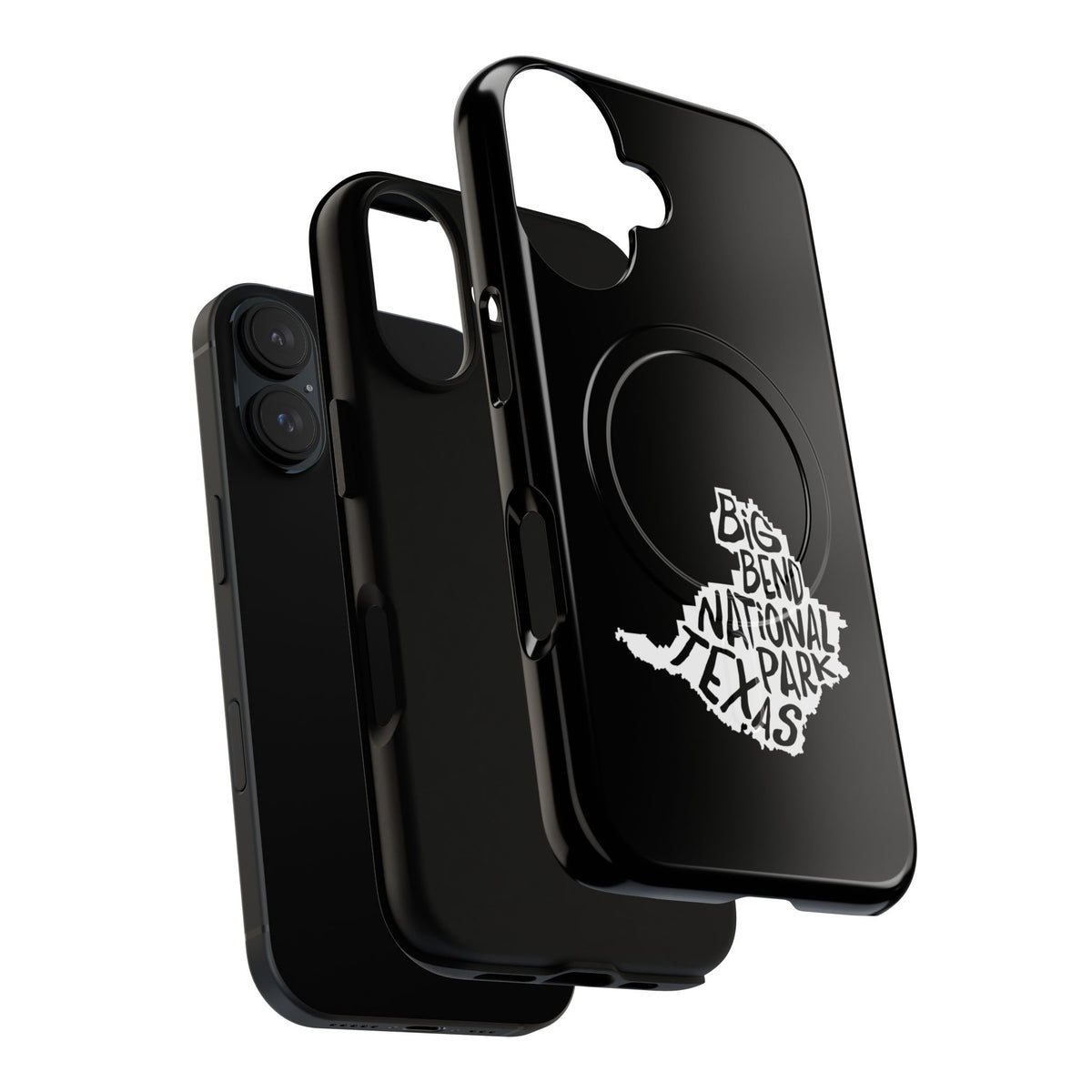 Big Bend National Park iPhone Case with MagSafe - Map Design