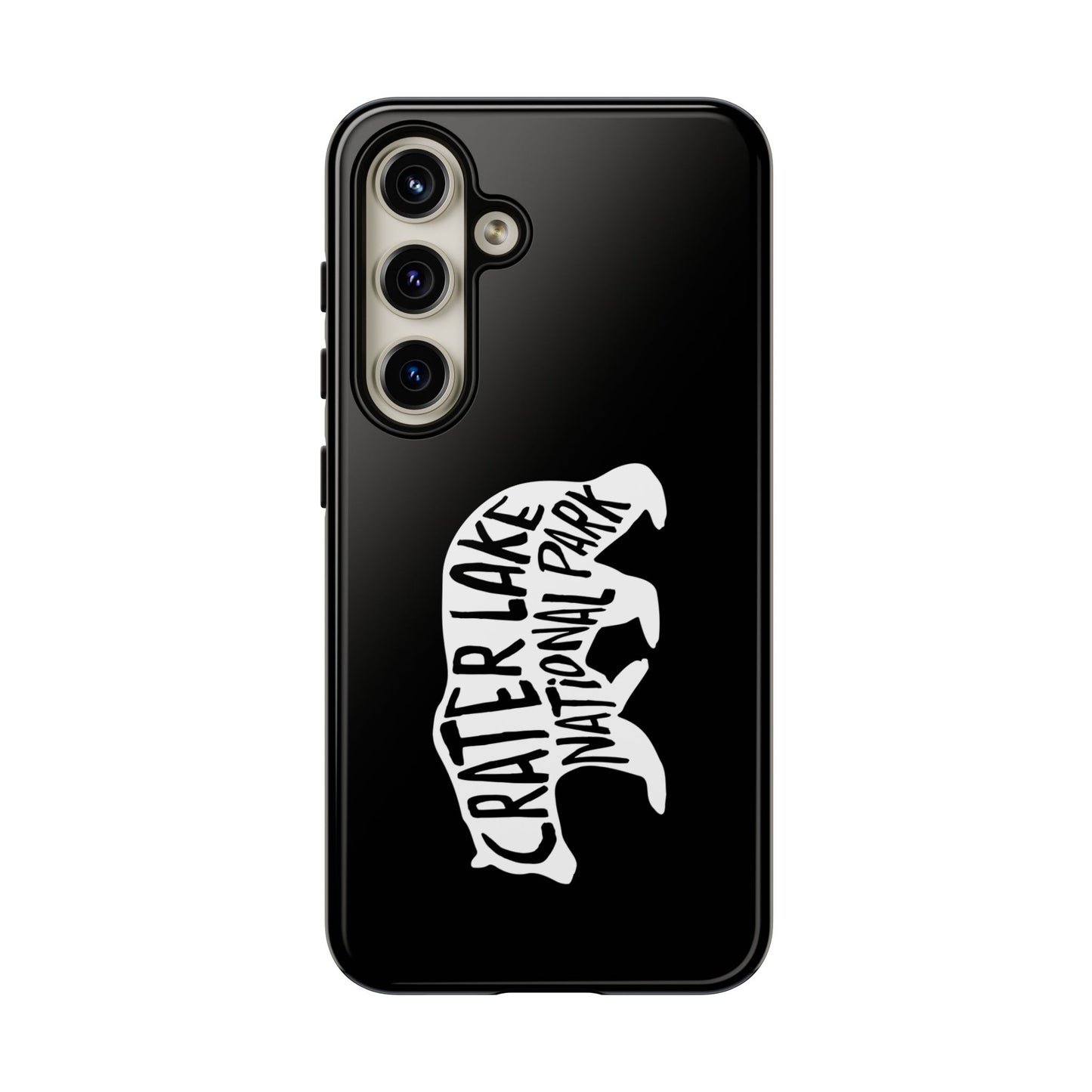 Crater Lake National Park Phone Case - Black Bear Design
