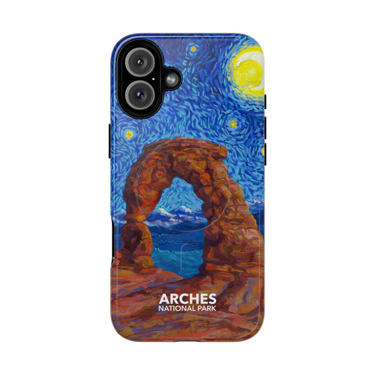Arches National Park iPhone Case with MagSafe - Starry Night