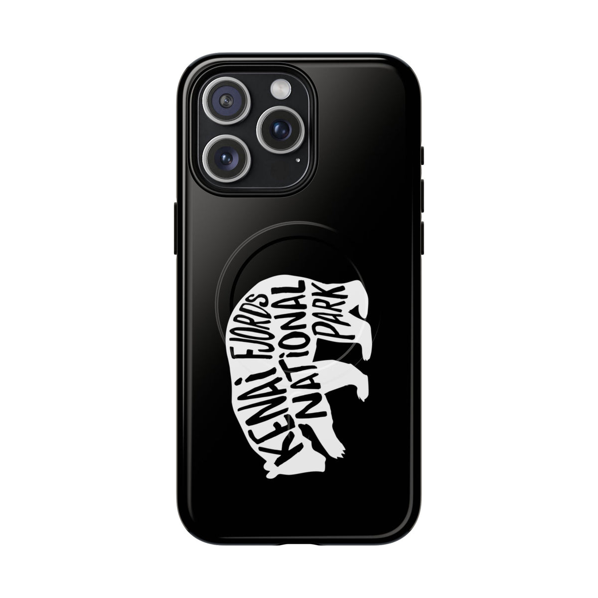 Kenai Fjords National Park iPhone Case with MagSafe - Grizzly Bear Design