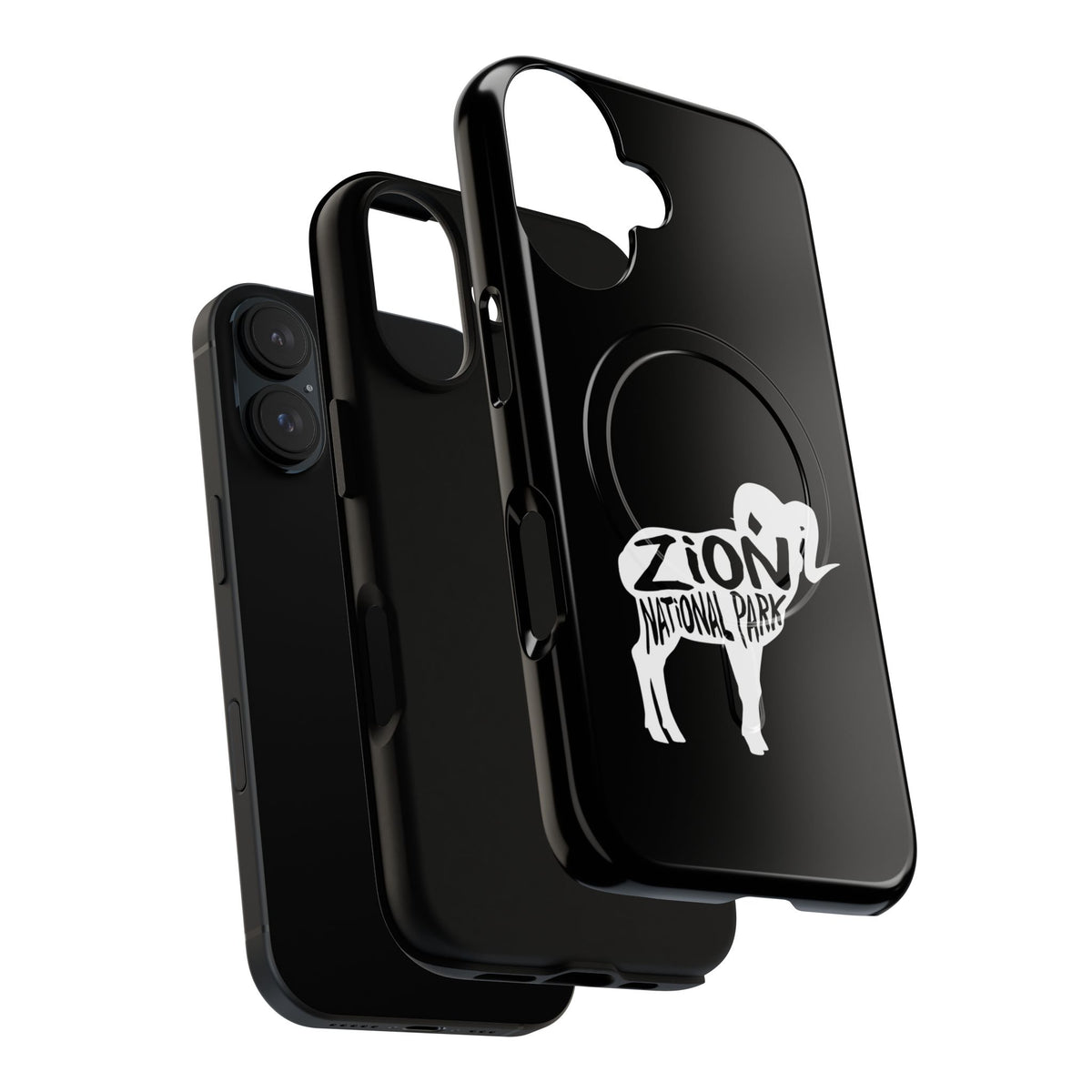Zion National Park iPhone Case with MagSafe - Bighorn Sheep Design