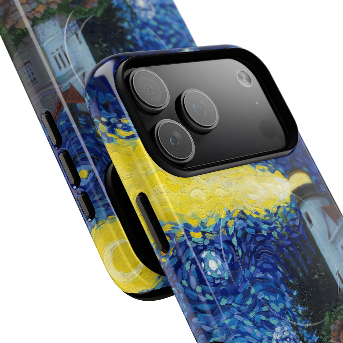 Acadia National Park iPhone Case with MagSafe - Starry Night Lighthouse