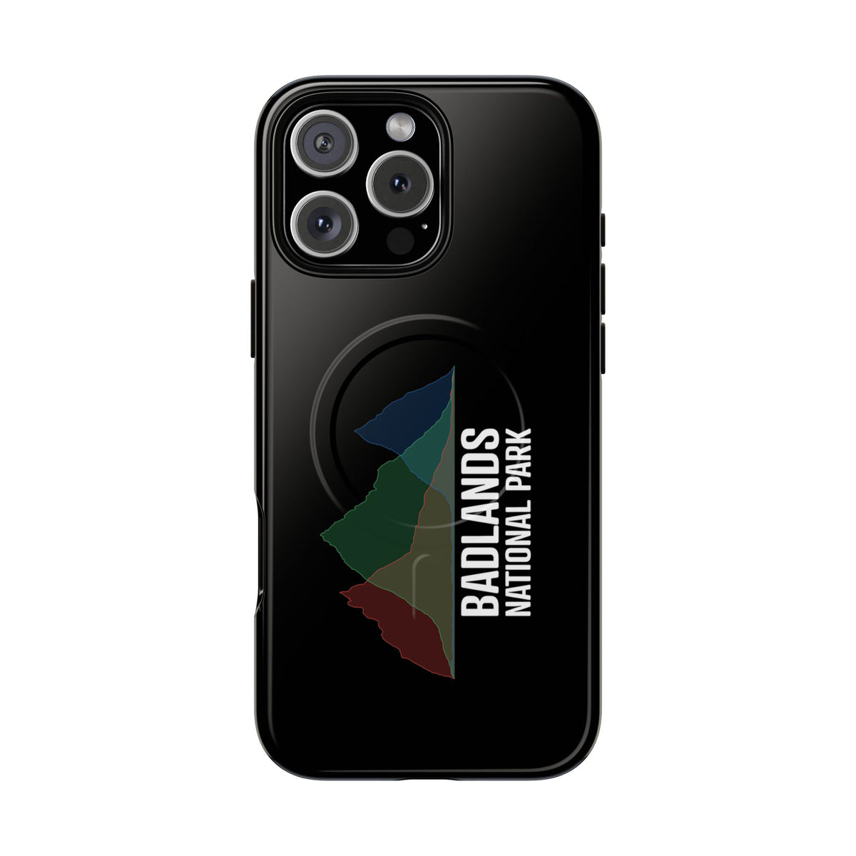 Badlands National Park iPhone Case with MagSafe - Histogram Design