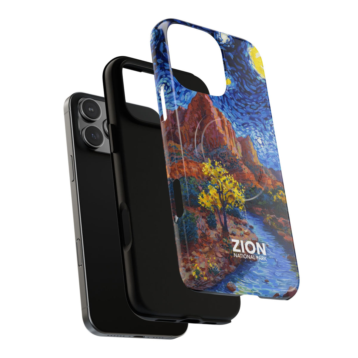 Zion National Park iPhone Case with MagSafe - Starry Night