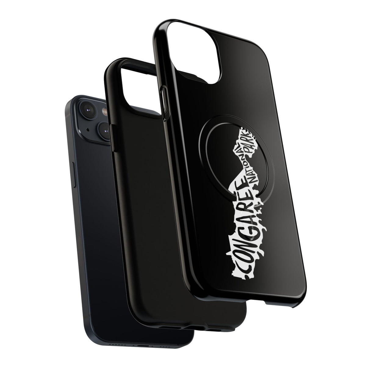 Congaree National Park iPhone Case with MagSafe - Map Design