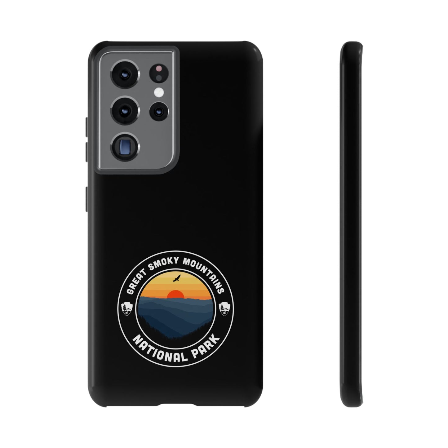 Great Smoky Mountains National Park Phone Case - Round Emblem Design